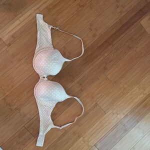 Victoria's Secret White Polka Dot Bra